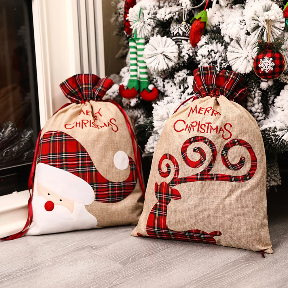 Luxury Xmas Bags - Grand sac cadeau de noël à