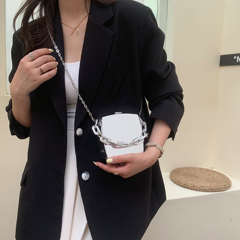 Luxury Bags Women - Mini pochette de soirée en or
