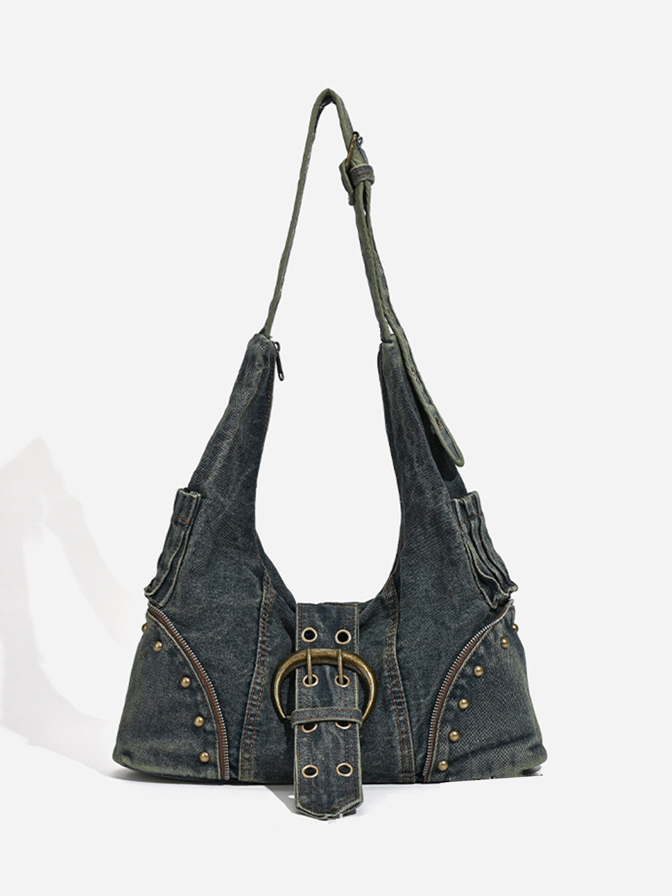 Luxury Bags News - Nouveau sac en tissu denim Maillard,