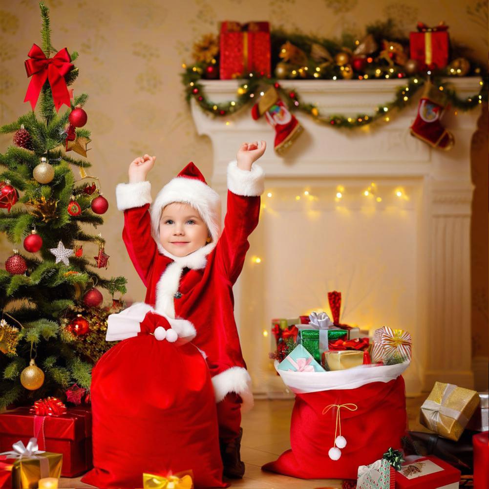 Luxury Xmas Bags - Sacs cadeaux de Noël en velours