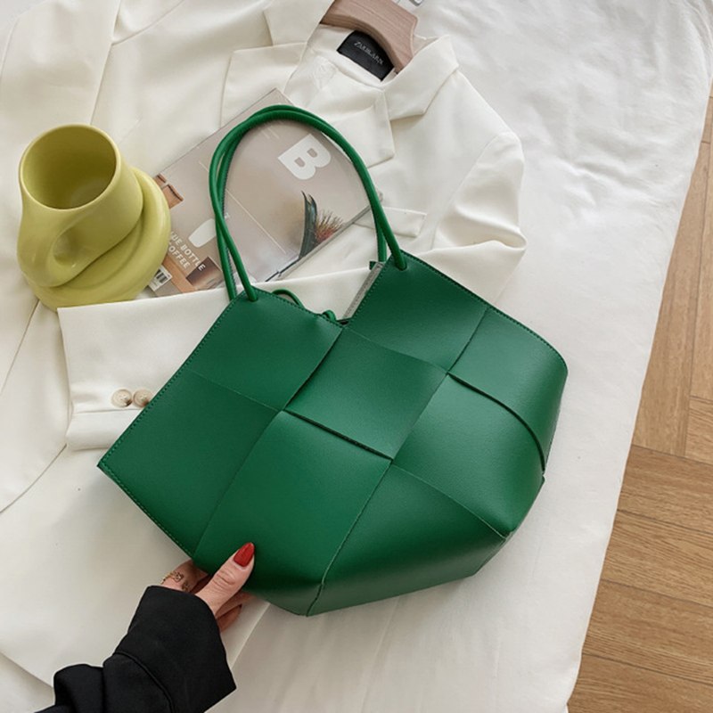 Xl Luxury Bags - Grand fourre-tout en cuir rhomboïd pour