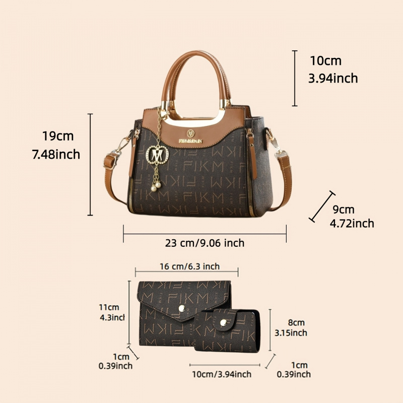 Ensemble de 3 sacs imprimés de - Luxury Bags Women avis et prix