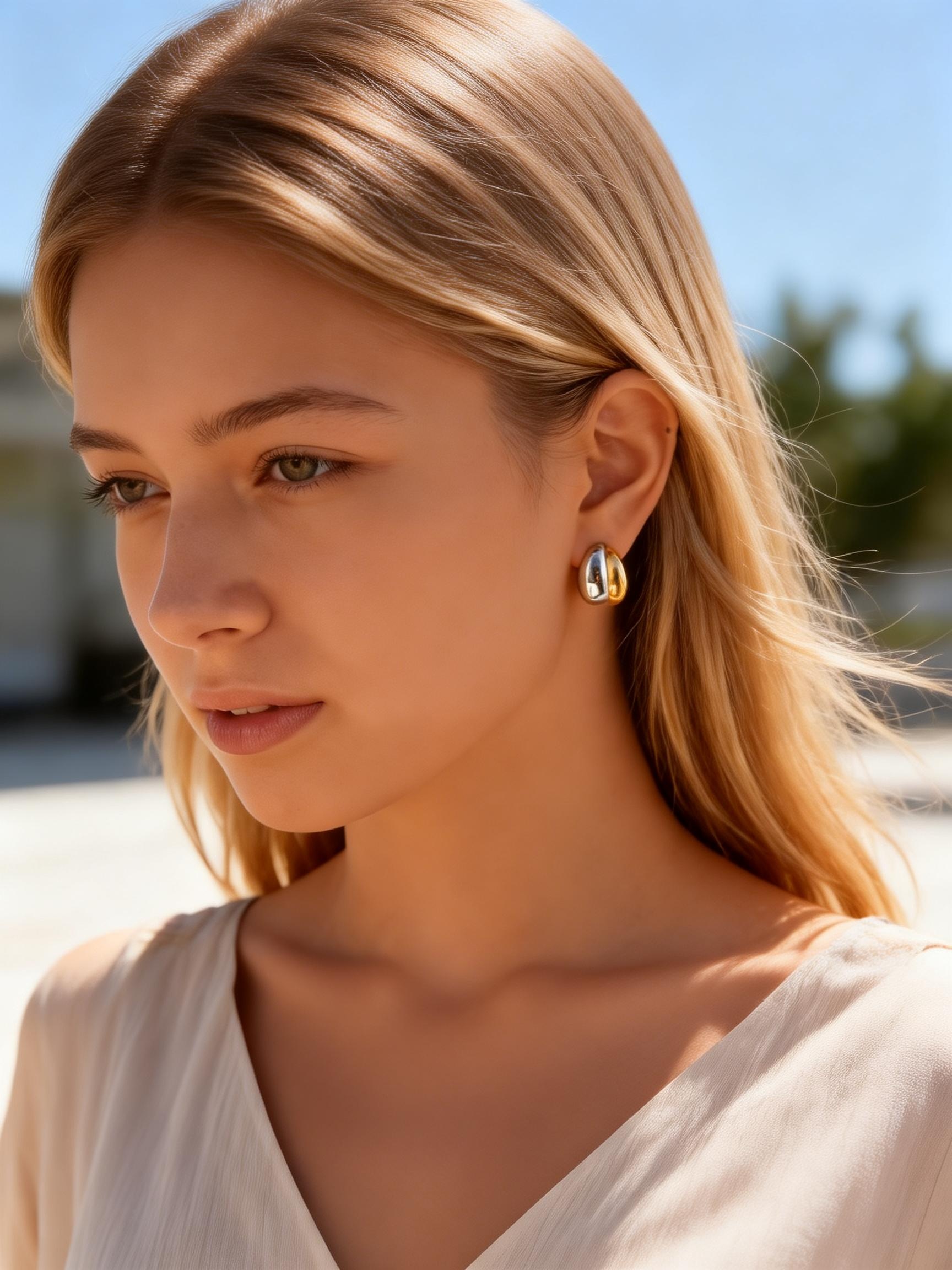 Boucles d'oreilles clous goutt - Luxury Bags Dropshipping avis et prix