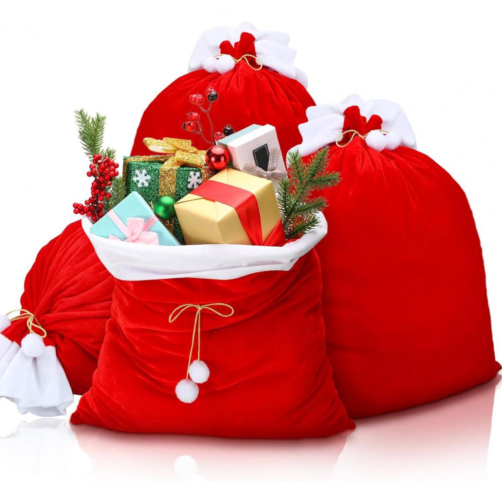 Sacs cadeaux de Noël en velour - Luxury Xmas Bags avis et prix