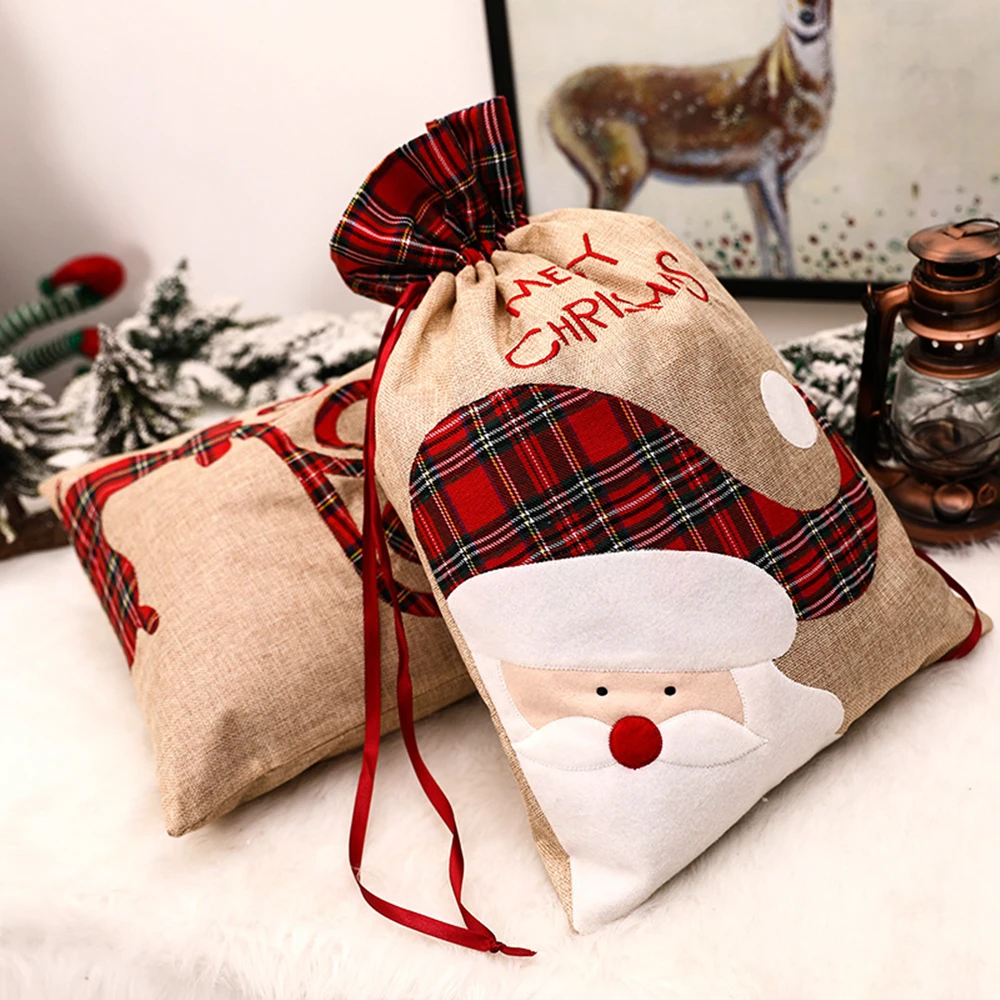 Grand sac cadeau de noël à cor - Luxury Xmas Bags avis et prix