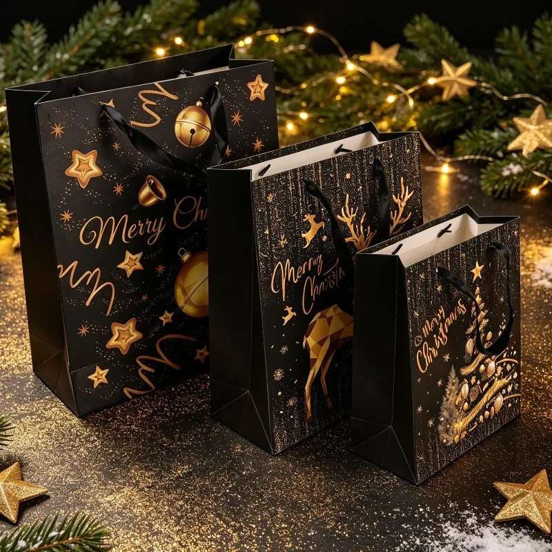 1/5 pièces Sac cadeau de Noël  - Luxury Xmas Bags avis et prix