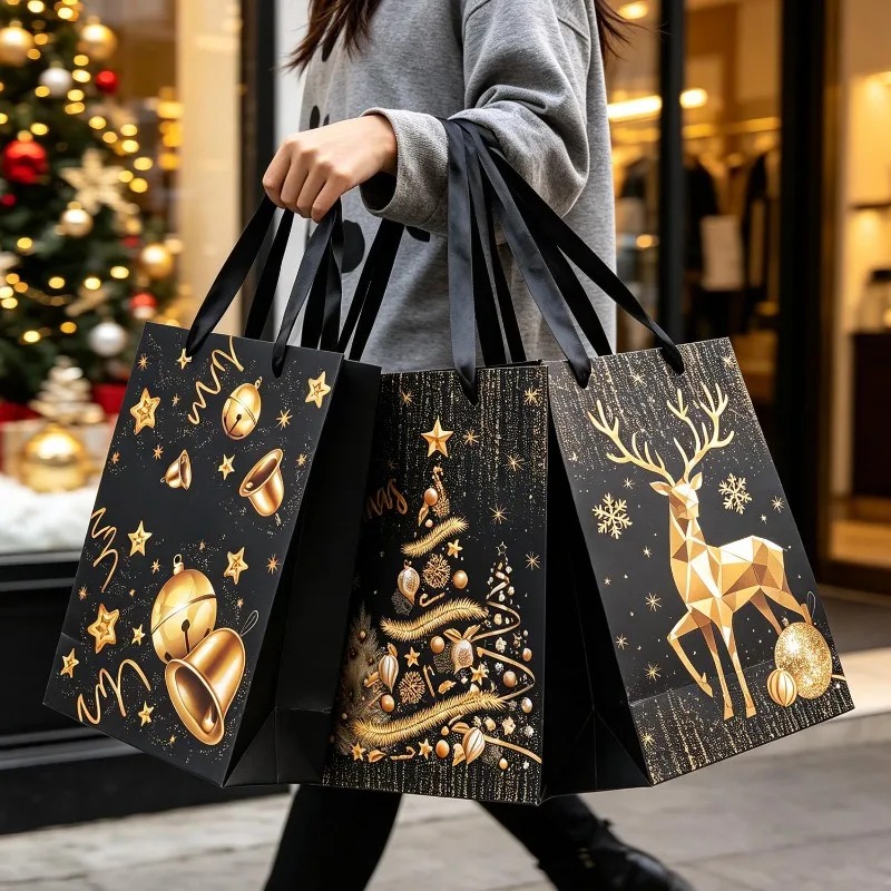 1/5 pièces Sac cadeau de Noël  - Luxury Xmas Bags avis et prix