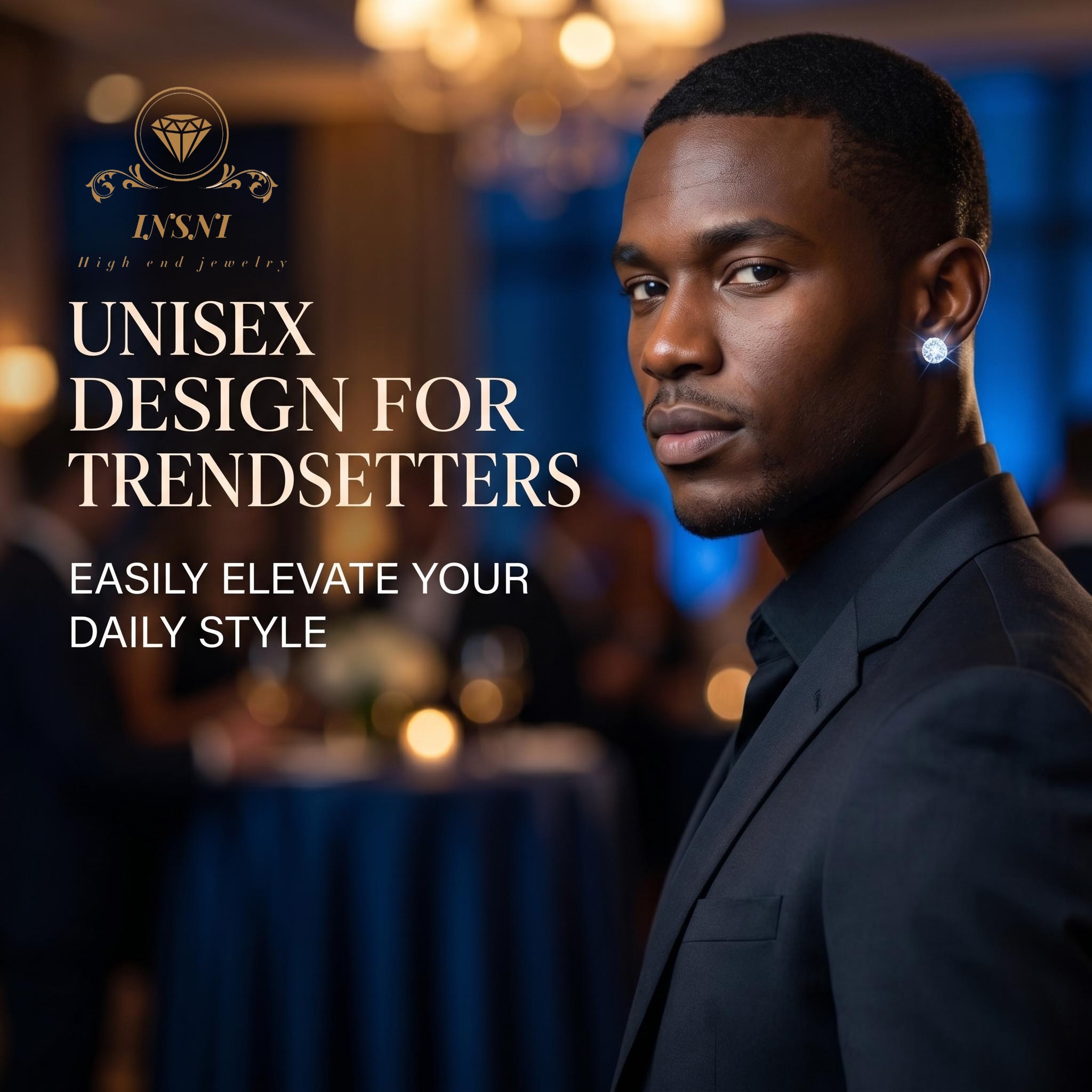Boucles d'oreilles clous en ar - Luxury Bags Dropshipping avis et prix